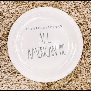 Rae Dunn ALL AMERICAN PIE dish